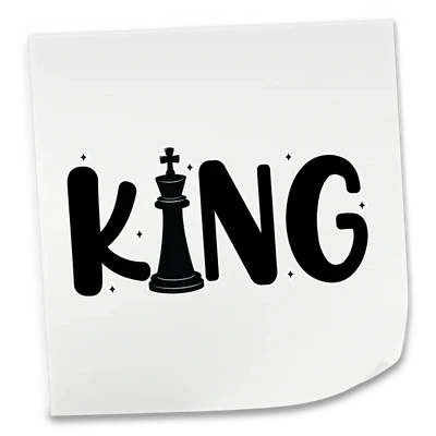 King-Queen DTF Transfers